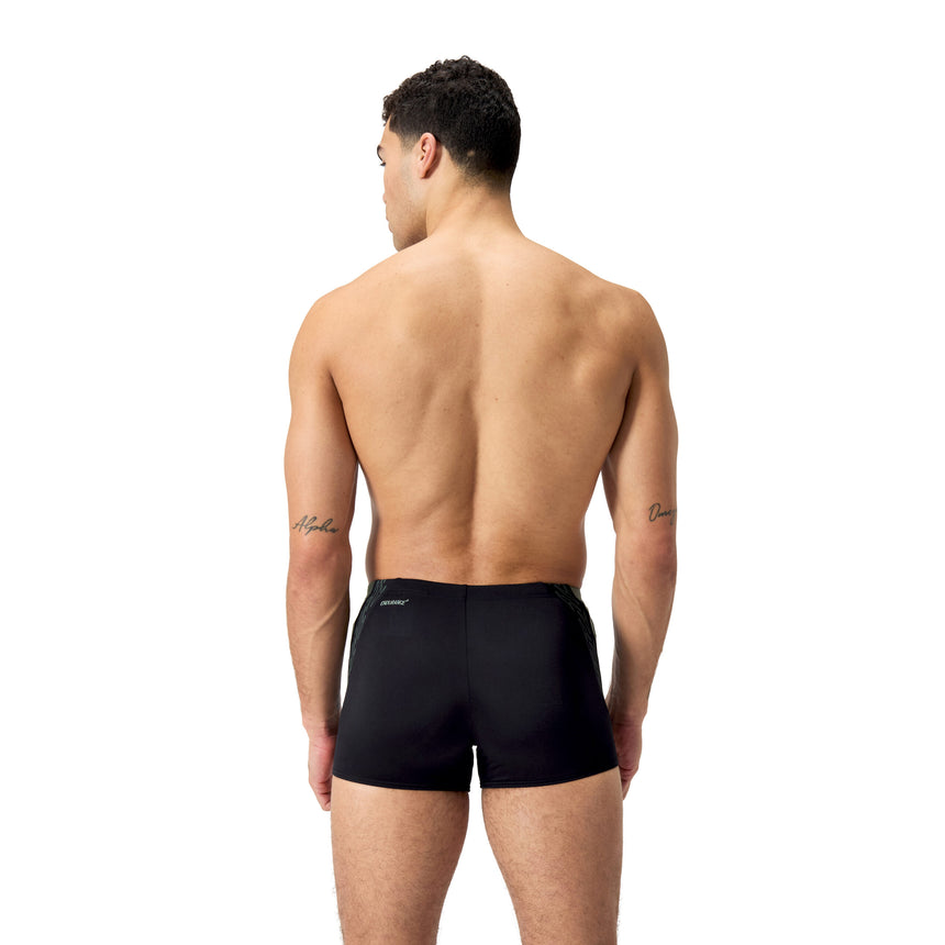 Speedo Badeboxer Hyperboom Splice Schwarz/Grün