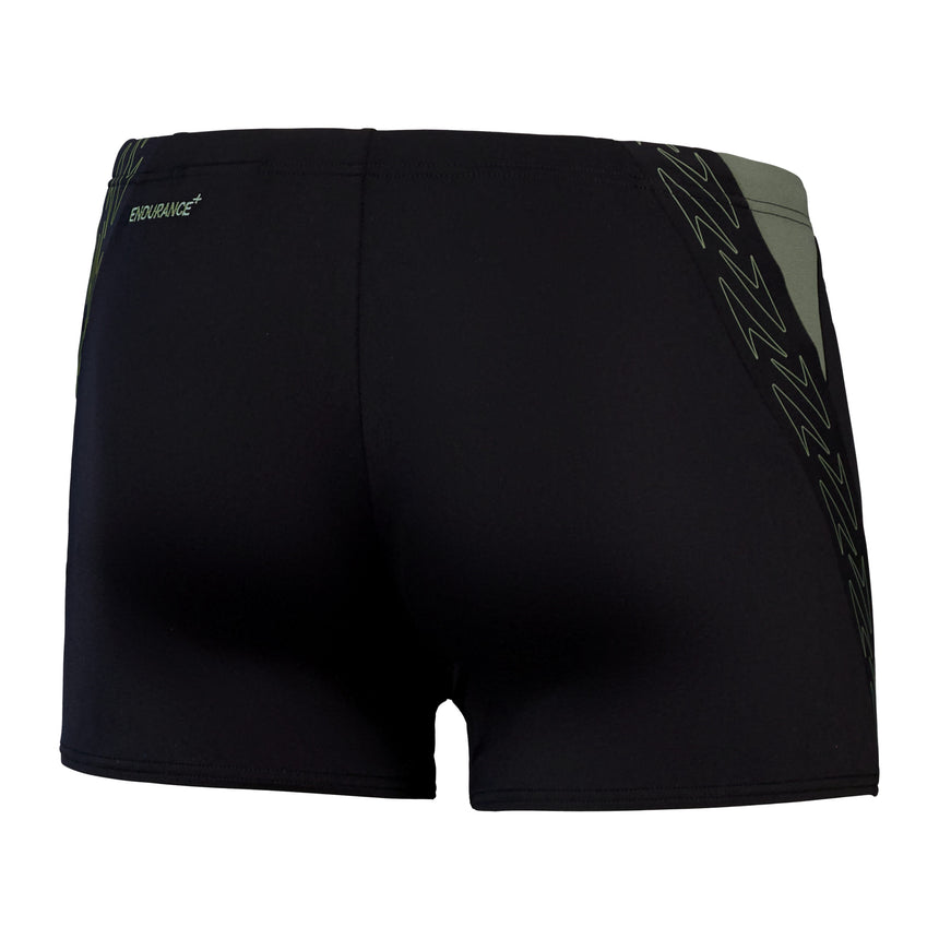 Speedo Badeboxer Hyperboom Splice Schwarz/Grün