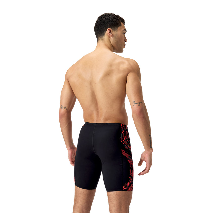 Speedo Schwimmjammer Tech Panel Schwarz/Rot