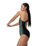 Speedo Badpak Eco Endurance+ Digital Placement Medalist Zwart/Groen