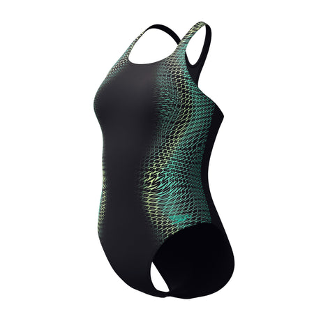 Speedo Badpak Eco Endurance+ Digital Placement Medalist Zwart/Groen