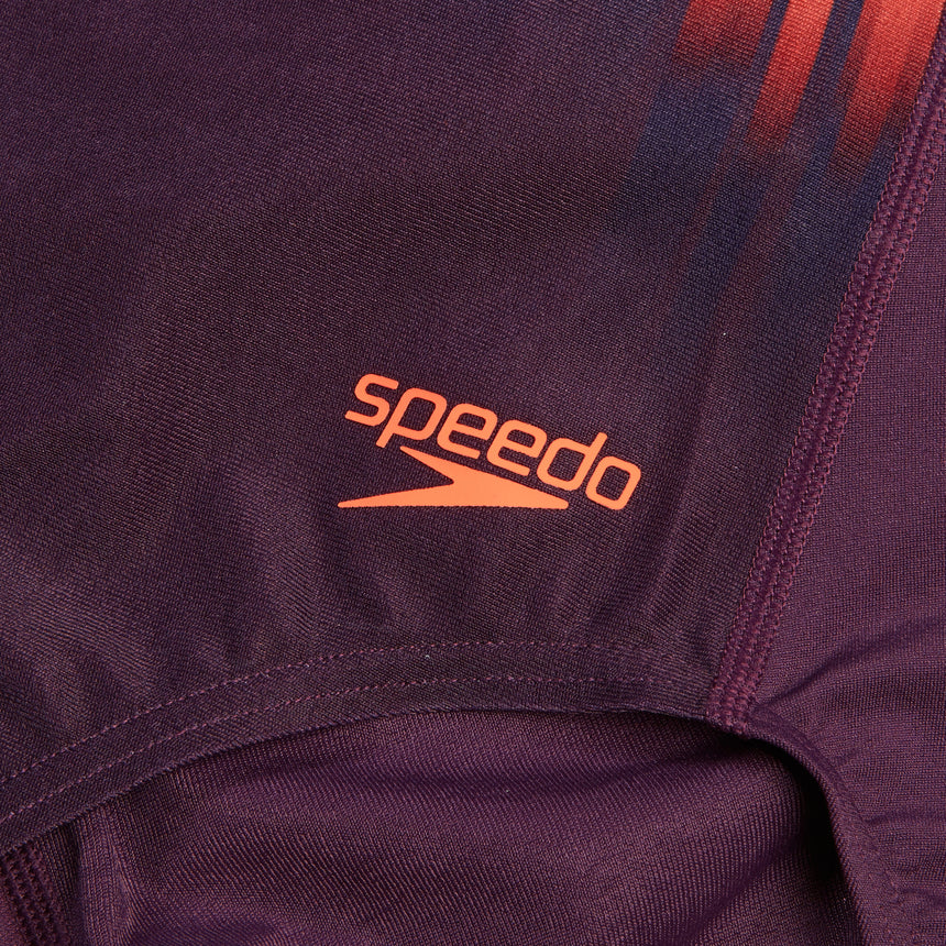 Speedo Badpak Digital Printed Medalist Paars/Oranje/Multi