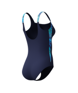 Speedo Dames Corrigerend Badpak Sprint Luna Lustre Marine/Blauw