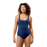 Speedo Badeanzug Solid Contour Eclipse Marine/Lavendel