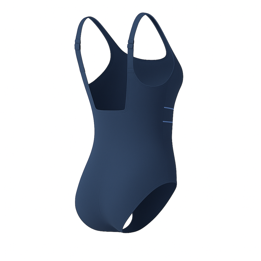 Speedo Badeanzug Solid Contour Eclipse Marine/Lavendel