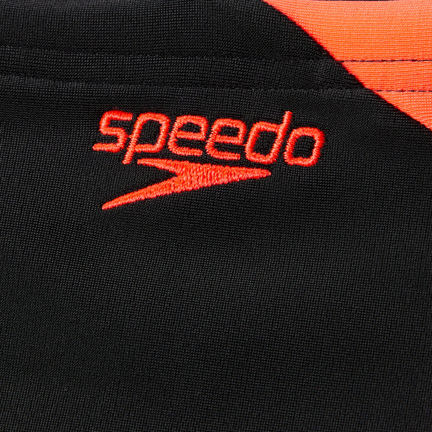Speedo Badeboxer Hyperboom Splice Schwarz/Rot