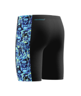 Speedo Jungen Schwimmjammer Print Panel Anthrazit/HyperTeal