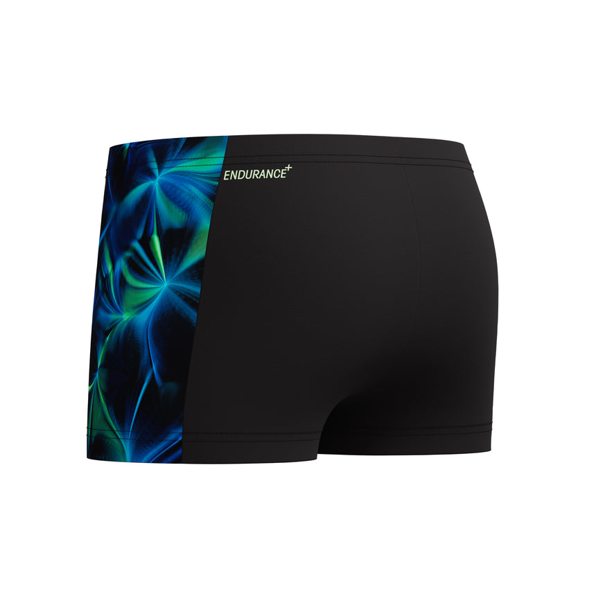 Speedo Jongens Zwemboxer Sprint Panel Zwart/Groen