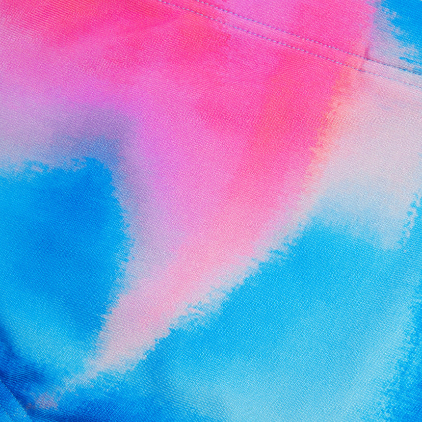 Speedo Badeslip 13.5cm Club Training Allover Rose/Blau/Gelb