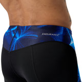 Speedo Heren Jammer Endurance+ Max Compression Zwart/Blauw