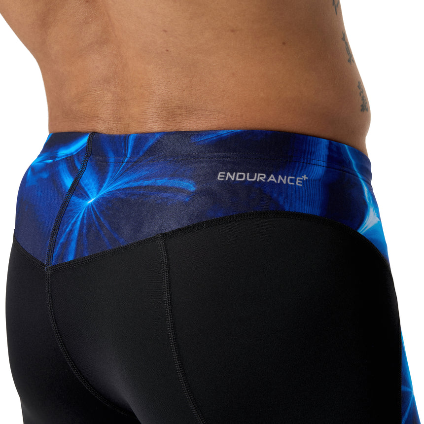 Speedo Heren Jammer Endurance+ Max Compression Zwart/Blauw