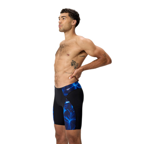 Speedo Heren Jammer Endurance+ Max Compression Zwart/Blauw