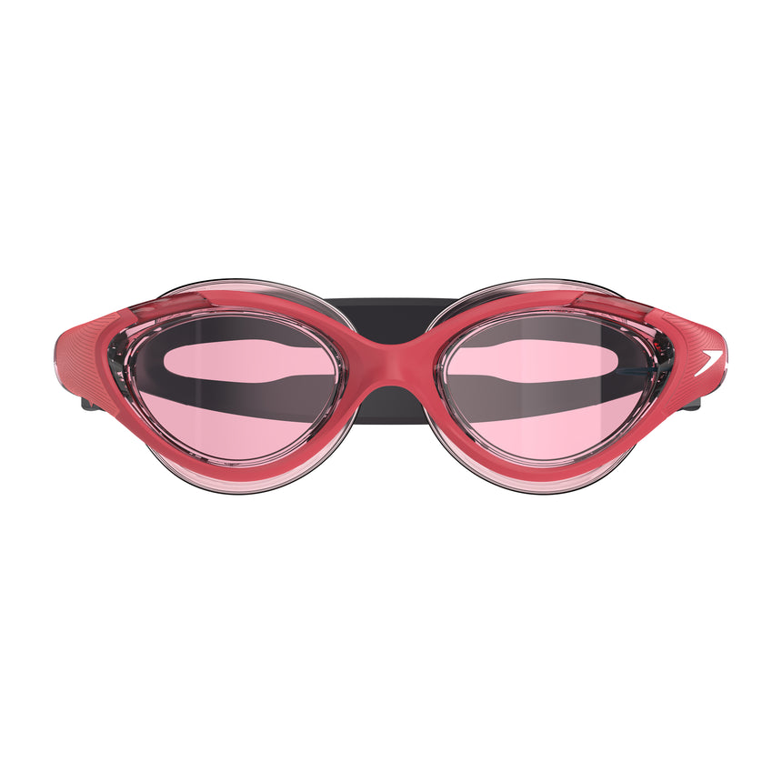 Speedo Dames Zwembril Biofuse 2.0 Rood Zwart