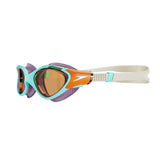 Speedo Vrouwen Zwembril Biofuse 2.0 Oranje/Paars/Blauw