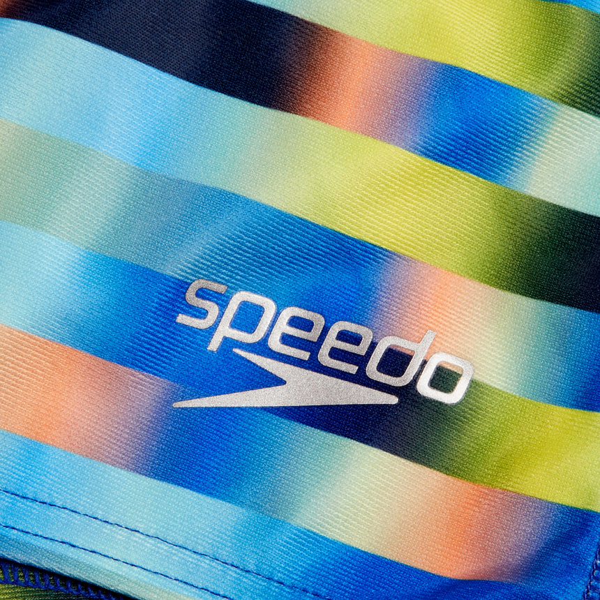 Speedo Zwemslip 14cm Allover Digi Blauw/Groen