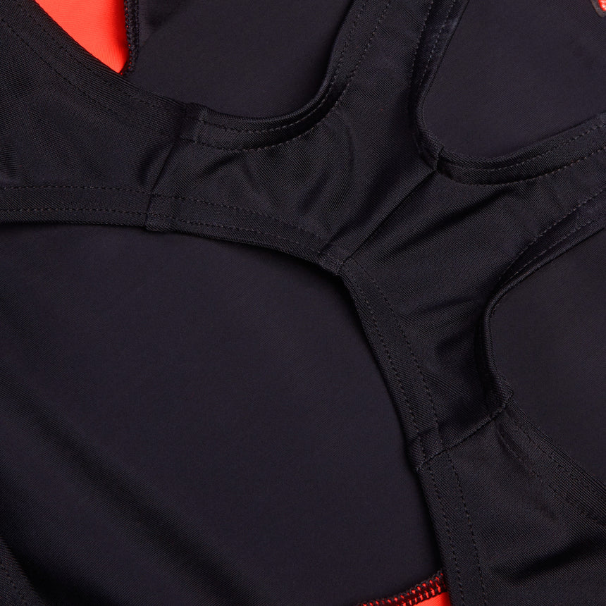 Speedo Badeanzug Colourblock 2.0 Schwarz/Rot/Blau