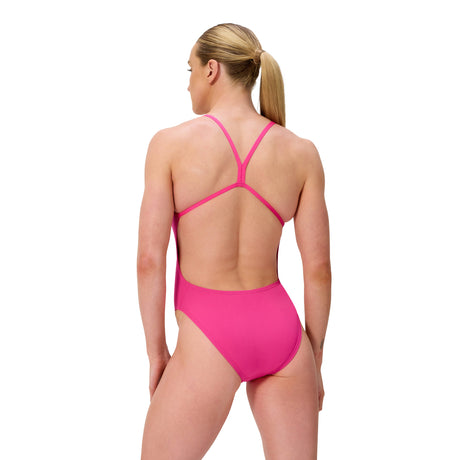 Speedo Badeanzug Eco Endurance+ Solid V-Back 2.0 Rosa