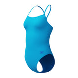 Speedo Badpak Solid V-Back 2.0 Turquoise