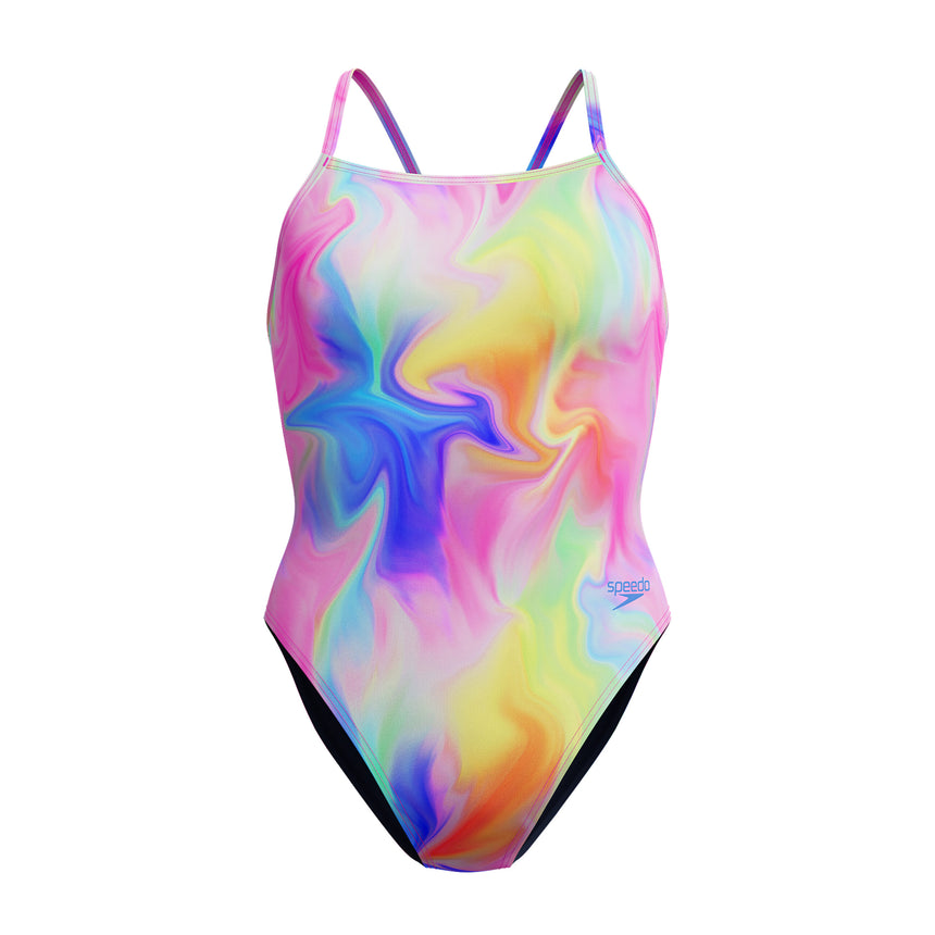 Speedo Badpak Printed V-Back Multi