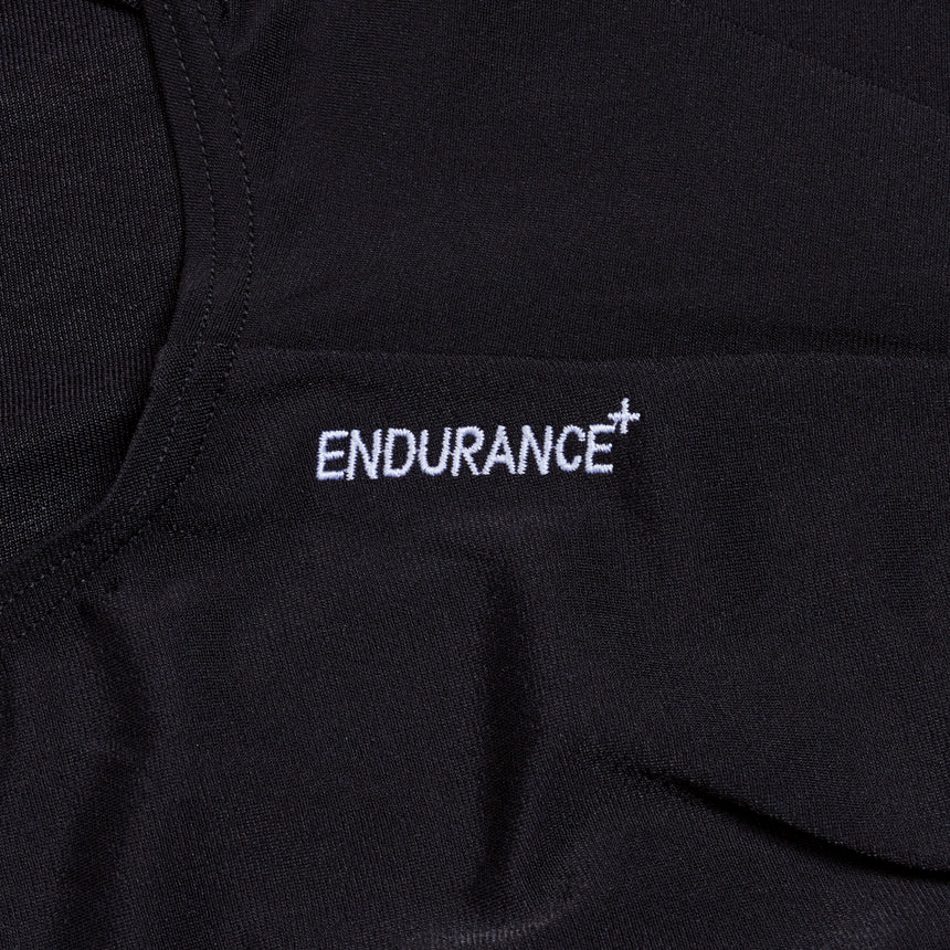 Speedo Long Torso Badeanzug Endurance+ V Back Schwarz