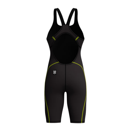 Speedo Wedstrijdbadpak Fastskin Hyperspark Open Rug Zwart