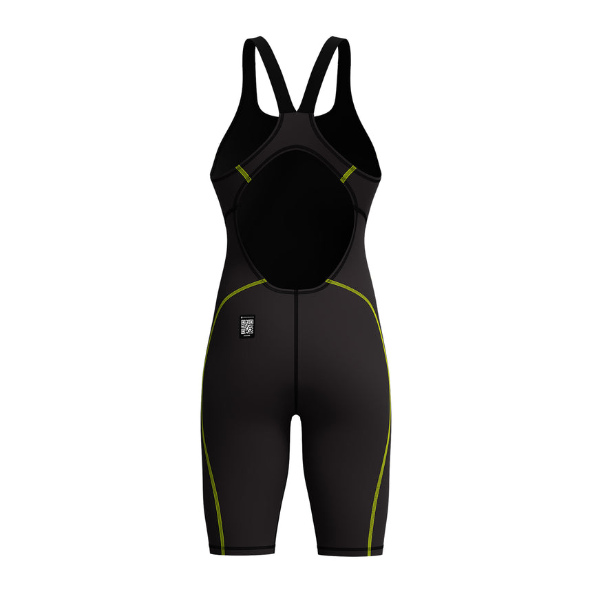 Speedo Wedstrijdbadpak Fastskin Hyperspark Open Rug Zwart