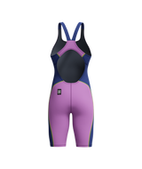 Speedo Dames Wedstrijdbadpak Fastskin HyperSpark Solid Open Back Paars/Marine