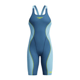 Speedo Competition Kneeskin Fastskin Hyperspark Open Back Blue