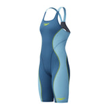 Speedo Competition Kneeskin Fastskin Hyperspark Open Back Blue