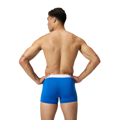 Speedo Badeboxer Solid Square Leg Blau