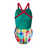 Speedo Swimsuit Eco Endurance+ Print Leaderback Red/Yellow