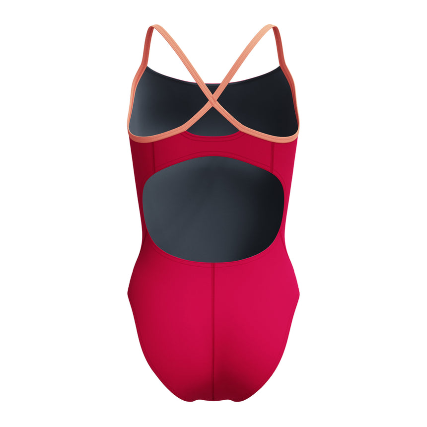 Speedo Badpak Eco Endurance+ Solid V-Back 2.0 Rood