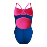 Speedo Badpak Eco Endurance+ Solid V-Back 2.0 Blauw