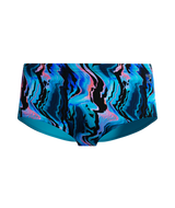 Speedo Heren Zwemslip Printed 13.5Cm Zwart/Blauw
