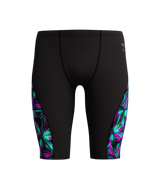 Speedo Heren Zwemjammer Spliced Printed Zwart/Groen