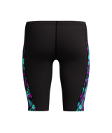 Speedo Heren Zwemjammer Spliced Printed Zwart/Groen