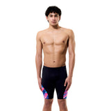 Speedo Herren-Schwimmjammer Spliced Printed Brushy Glitch-Schwarz