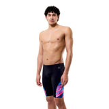 Speedo Herren-Schwimmjammer Spliced Printed Brushy Glitch-Schwarz