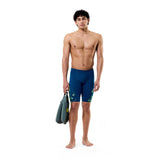 Speedo Herren Schwimmjammer Spliced Printed Mirage Time-Denim Teal