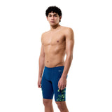 Speedo Herren Schwimmjammer Spliced Printed Mirage Time-Denim Teal