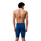Speedo Herren Schwimmjammer Spliced Printed Mirage Time-Denim Teal