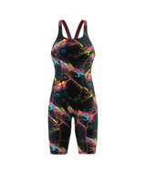 Speedo Wettkampfanzug Fastskin HyperSpark Printed Openback Electric Strata