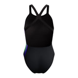 Speedo Badpak Eco Endurance+ Placement Print Powerback Zwart/Paars