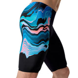 Speedo Heren Zwemjammer Placement Printed Zwart/Blauw
