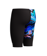 Speedo Heren Zwemjammer Placement Printed Zwart/Blauw