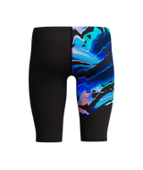 Speedo Heren Zwemjammer Placement Printed Zwart/Blauw