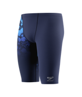 Speedo Herren-Schwimmjammer Placement Printed Moonglow Smoke–Marineblau