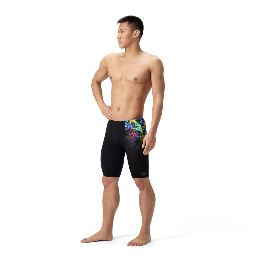 Speedo Jammer Eco Endurance+ Placement Print Blauw/Geel