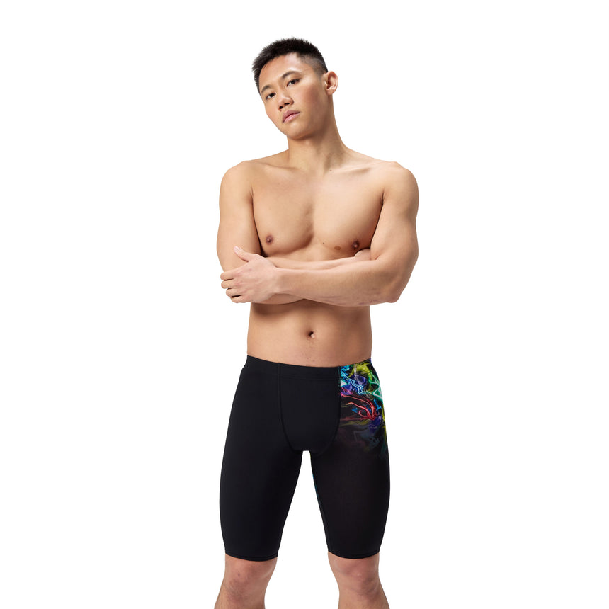 Speedo Jammer Eco Endurance+ Placement Print Blauw/Geel