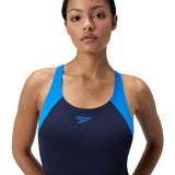 Speedo Badpak Eco Endurance+ Hyperboom Splice Racerback Navy/Blauw